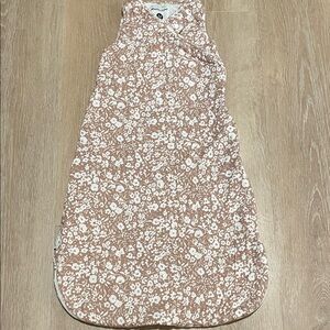 Freshly Picked Kids Pajamas Sleep Sack - Tan and White Floral